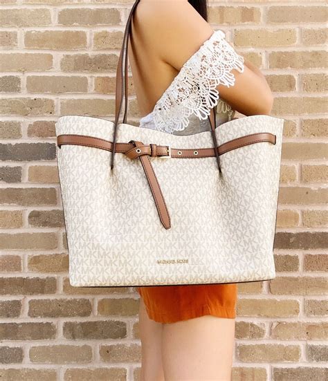 michael kors large charmshoulder tote|Michael Kors handbags.